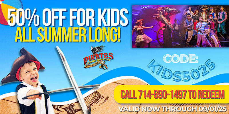 Pirates Dinner Adventure Kids Summer Special