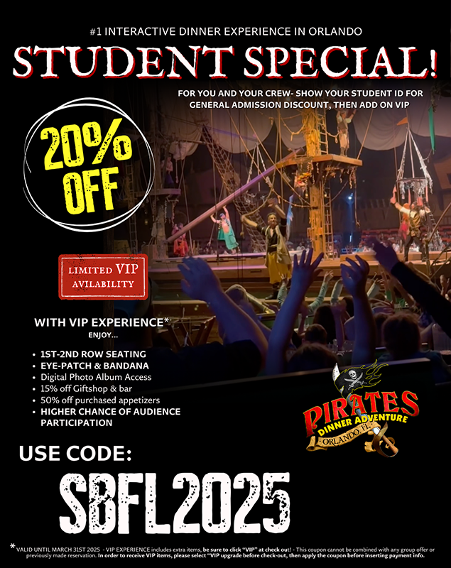 Pirates Dinner Adventure Spring Break Special 2025