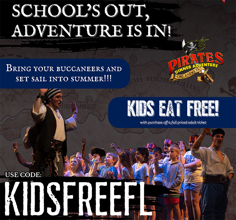 Pirates Dinner Adventure Kids Summer Special