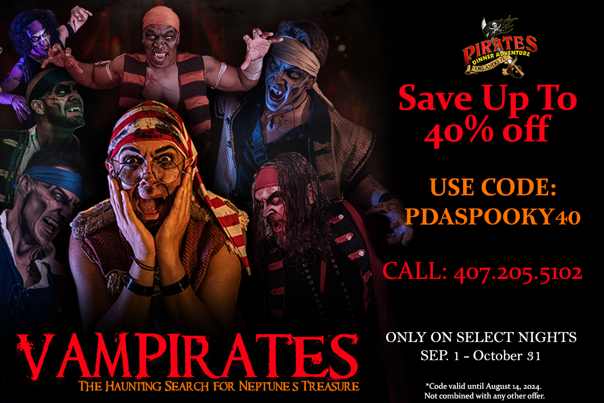 Pirates Dinner Adventure Special Offer - PDASPOOKY40