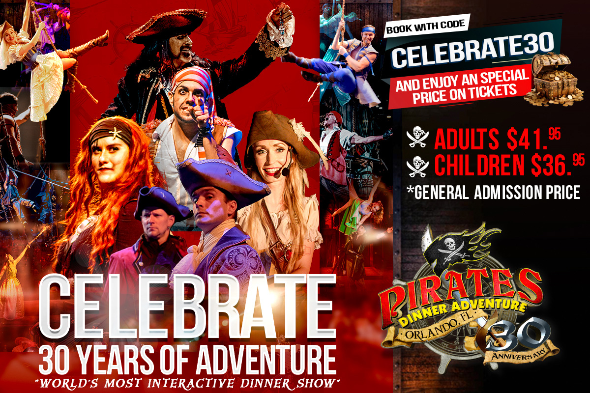 pirates of the caribbean dinner show orlando fl