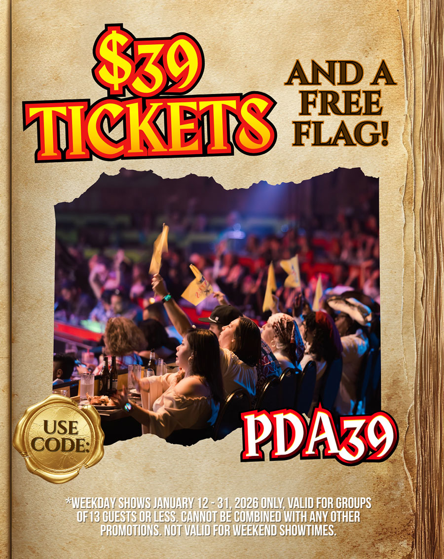 2026 Special at Pirates Dinner Adventure